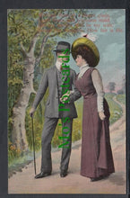 Load image into Gallery viewer, Glamour Postcard - Romantic Couple
