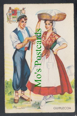 Fashion Postcard - Couple, Guipuzcoa, Spain