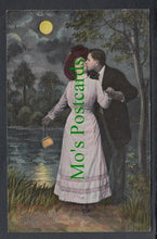 Load image into Gallery viewer, Glamour Postcard - Romantic Couple
