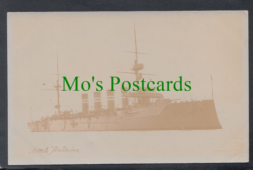 Naval Postcard - H.M.S.Antrim