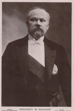 Politics Postcard - French President Raymond Nicolas Landry Poincaré - Mo’s Postcards 
