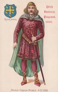 Pageants Postcard - York Historic Pageant 1909 - Anglo-Saxon Noble, A.D.1066 - Mo’s Postcards 