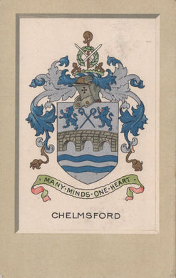 Heraldic Postcard - Chelmsford Heraldry, 1910 - Mo’s Postcards 