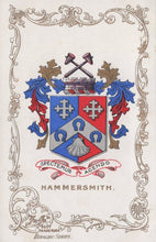 Load image into Gallery viewer, Heraldic Postcard - Hammersmith - Ja Ja Heraldic Series - Mo’s Postcards 
