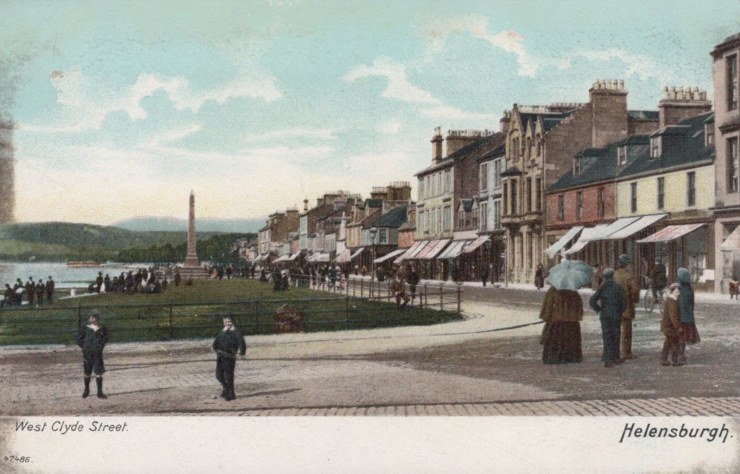 Scotland Postcard - West Clyde Street, Helensburgh - Mo’s Postcards 