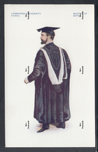 Load image into Gallery viewer, Education Postcard - Cambridge University Robes - Master of Arts - Mo’s Postcards 
