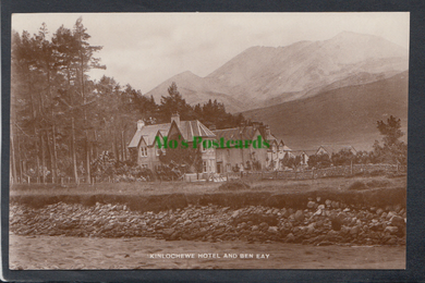 Scotland Postcard - Kinlochewe Hotel and Ben Eay - Mo’s Postcards 
