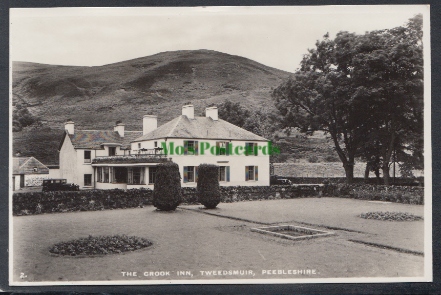 Scotland Postcard - The Crook Inn, Tweedsmuir, Peebleshire - Mo’s Postcards 