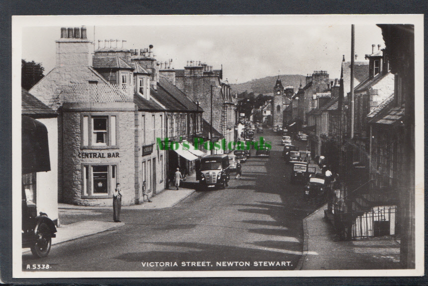 Scotland Postcard - Victoria Street, Newton Stewart - Mo’s Postcards 