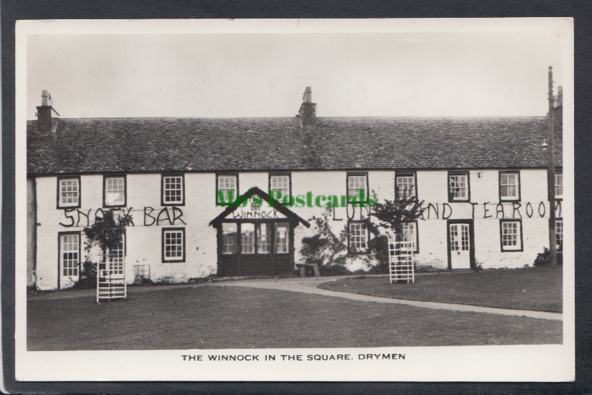 Scotland Postcard - The Winnock in The Square, Drymen, 1958 - Mo’s Postcards 