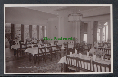Isle of Wight Postcard - Dining Room, St Rhadagunds, St Lawrence, Near Ventnor - Mo’s Postcards 