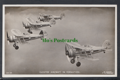 Aviation - Gloster Aircraft in Formation - Mo’s Postcards 