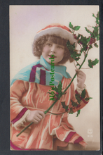 Load image into Gallery viewer, Children - Girl Holding Holly Branch
