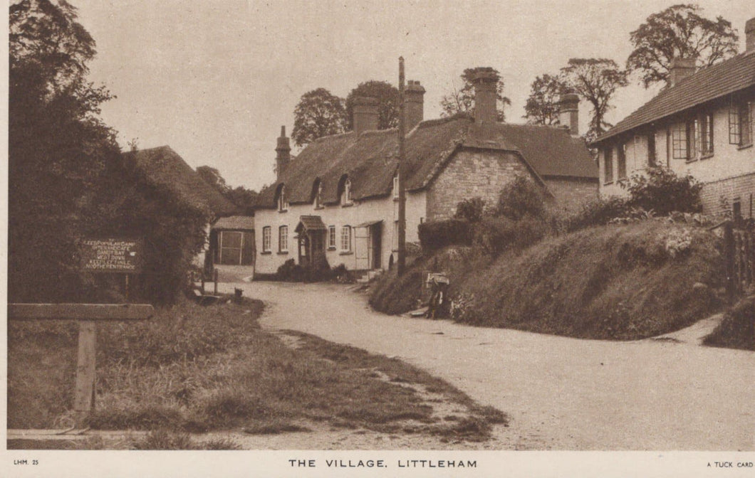 Devon Postcard - The Village, Littleham - Mo’s Postcards 