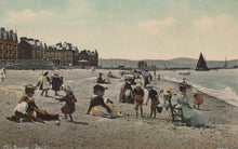 Load image into Gallery viewer, Wales Postcard - The Beach, Rhyl, 1907 - Mo’s Postcards 
