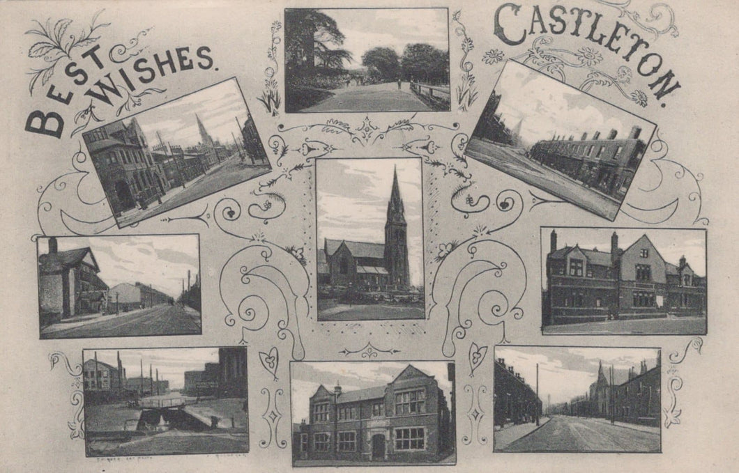 Derbyshire Postcard - Best Wishes From Castleton - Mo’s Postcards 