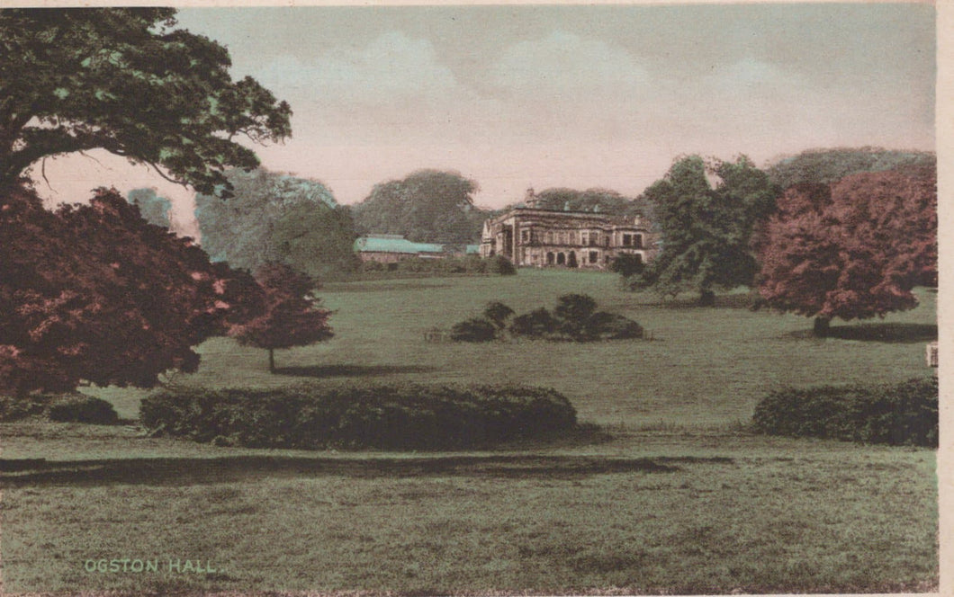 Derbyshire Postcard - Ogston Hall, Brackenfield - Mo’s Postcards 