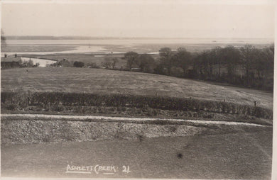 Hampshire Postcard - Ashlett Creek From Ashlett Meade Garden, 1919-1920 - Mo’s Postcards 