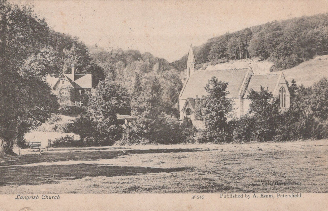 Hampshire Postcard - Langrish Church, 1906 - Mo’s Postcards 