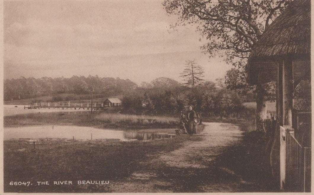 Hampshire Postcard - The River, Beaulieu - Mo’s Postcards 