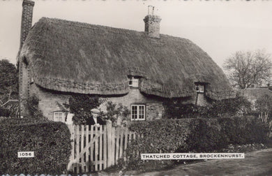 Hampshire Postcard - Thatched Cottage, Brockenhurst - Mo’s Postcards 