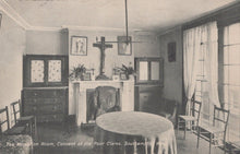 Load image into Gallery viewer, Hampshire Postcard - The Reception Room, Convent of The Poor Clares, Southampton West - Mo’s Postcards 
