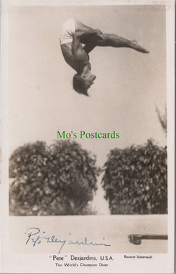 Diving Postcard - World Champion 
