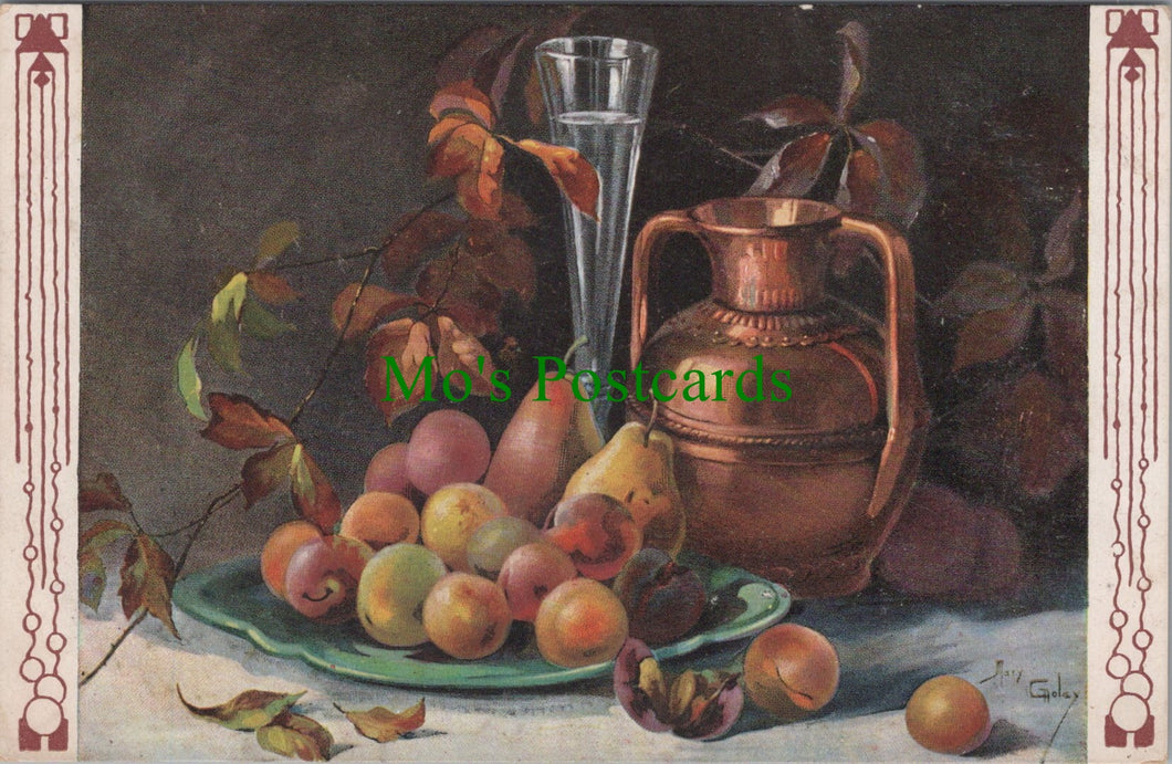 Food Postcard - Plate of Fruit