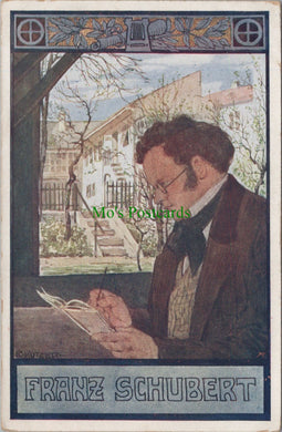 Music Postcard - Composer Franz Schubert
