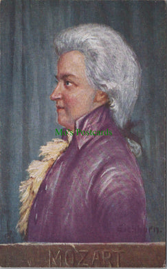 Music Postcard - Composer Wolfgang Amadeus Mozart