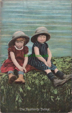 Children Postcard - The Heavenly Twins