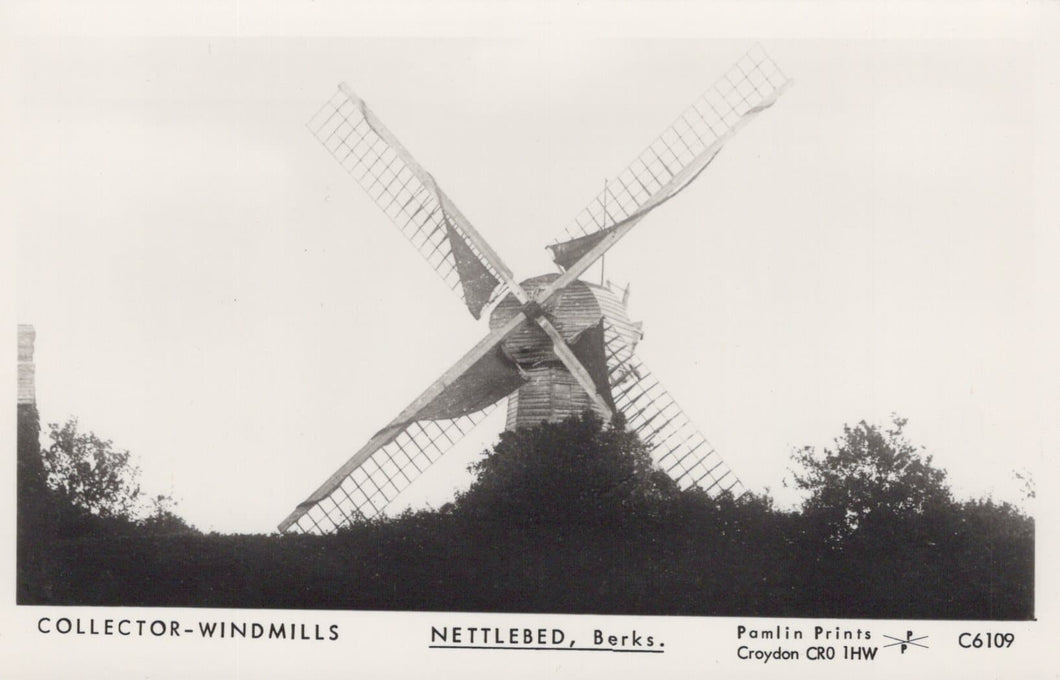 Berkshire Postcard - Nettlebed Windmill - Mo’s Postcards 