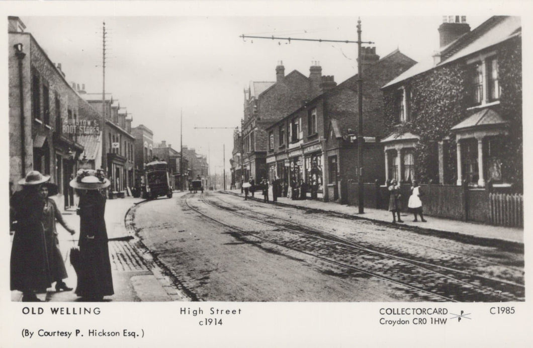 London Postcard - Old Welling - High Street c1914 - Mo’s Postcards 