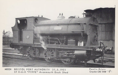 Bristol Postcard - Bristol Port Authority 1931, ST 0-6-0 