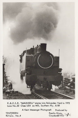 Kent Postcard - K.&.E.S.R.