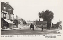 Load image into Gallery viewer, Hampshire Postcard - Old Winchester - Station Hill and Station Exterior c1909 - Mo’s Postcards 
