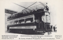 Load image into Gallery viewer, Dorset Postcard - Bournemouth Corporation Tramways Tramcar No 85 - Mo’s Postcards 
