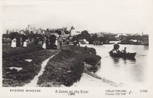 Load image into Gallery viewer, Berkshire Postcard - Bygone Windsor - A Scene on The River c1890 - Mo’s Postcards 
