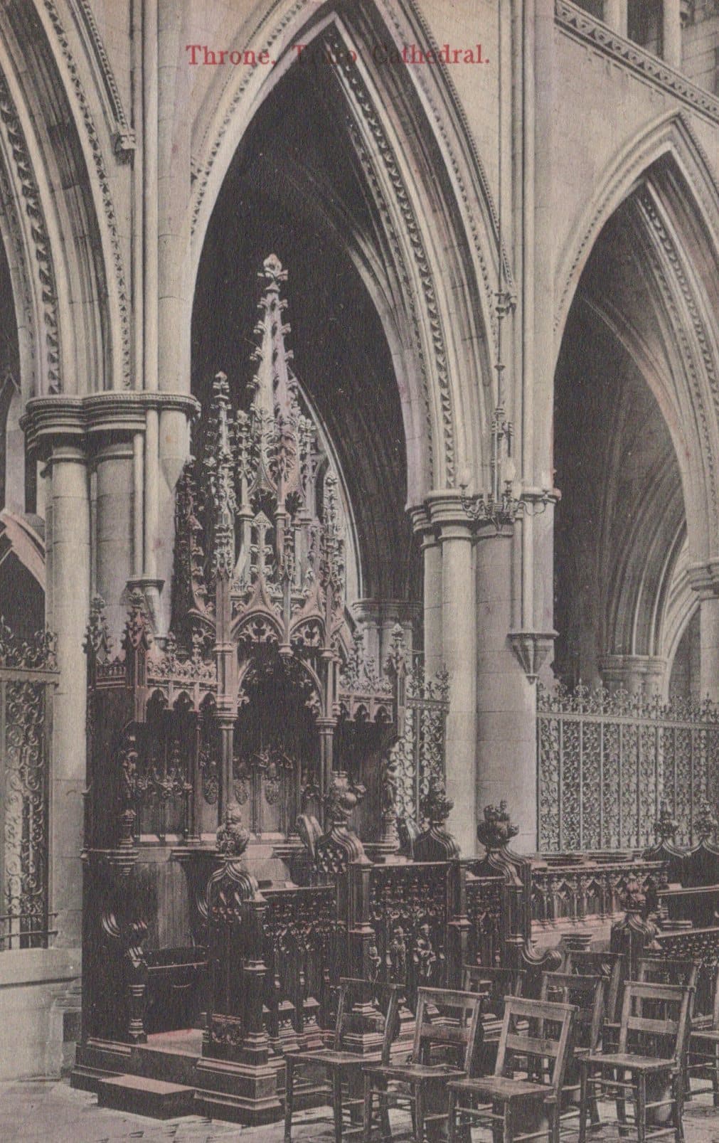 Cornwall Postcard - The Throne, Truro Cathedral - Mo’s Postcards 