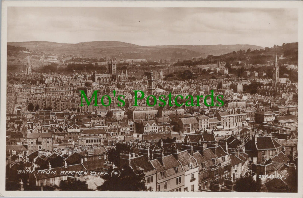 Bath From Beechen Cliff, Somerset