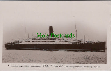 Shipping Postcard - T.S.S. 