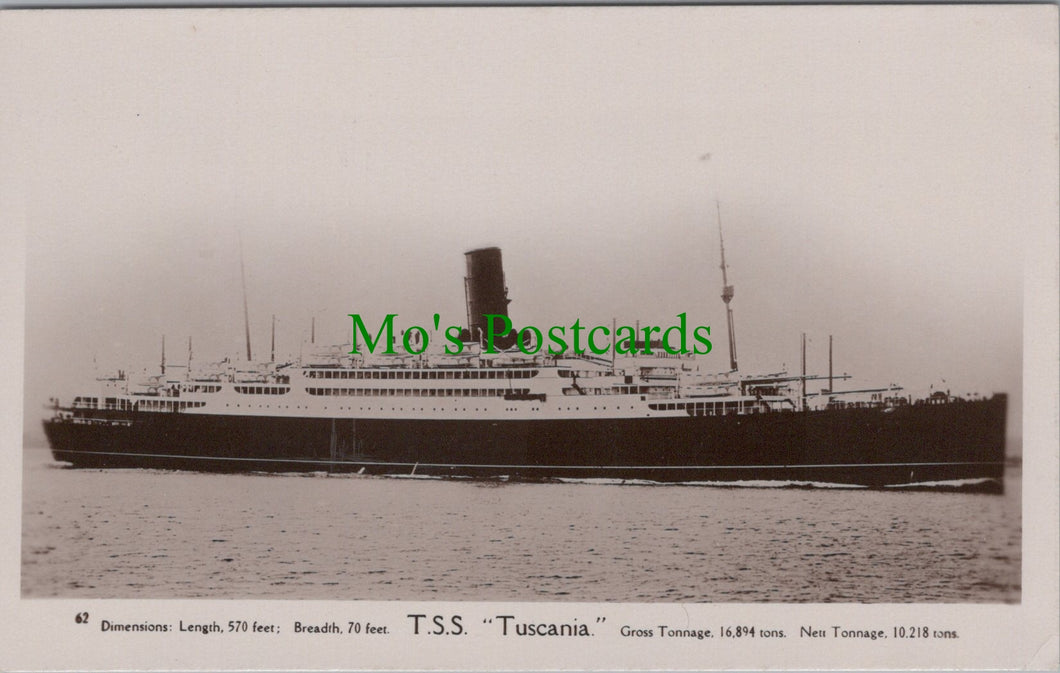 Shipping Postcard - T.S.S. 