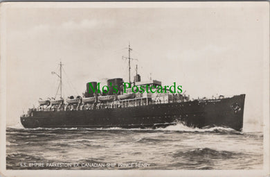 Shipping Postcard - S.S.Empire Parkeston