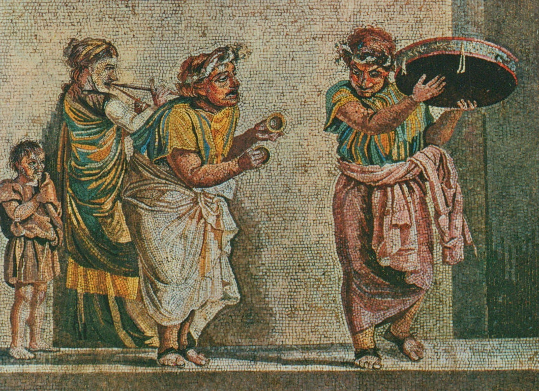 Italy Postcard - Museum - Museo Archeologico Nazionale, Napoli - Pompei Mosaic - Mo’s Postcards 