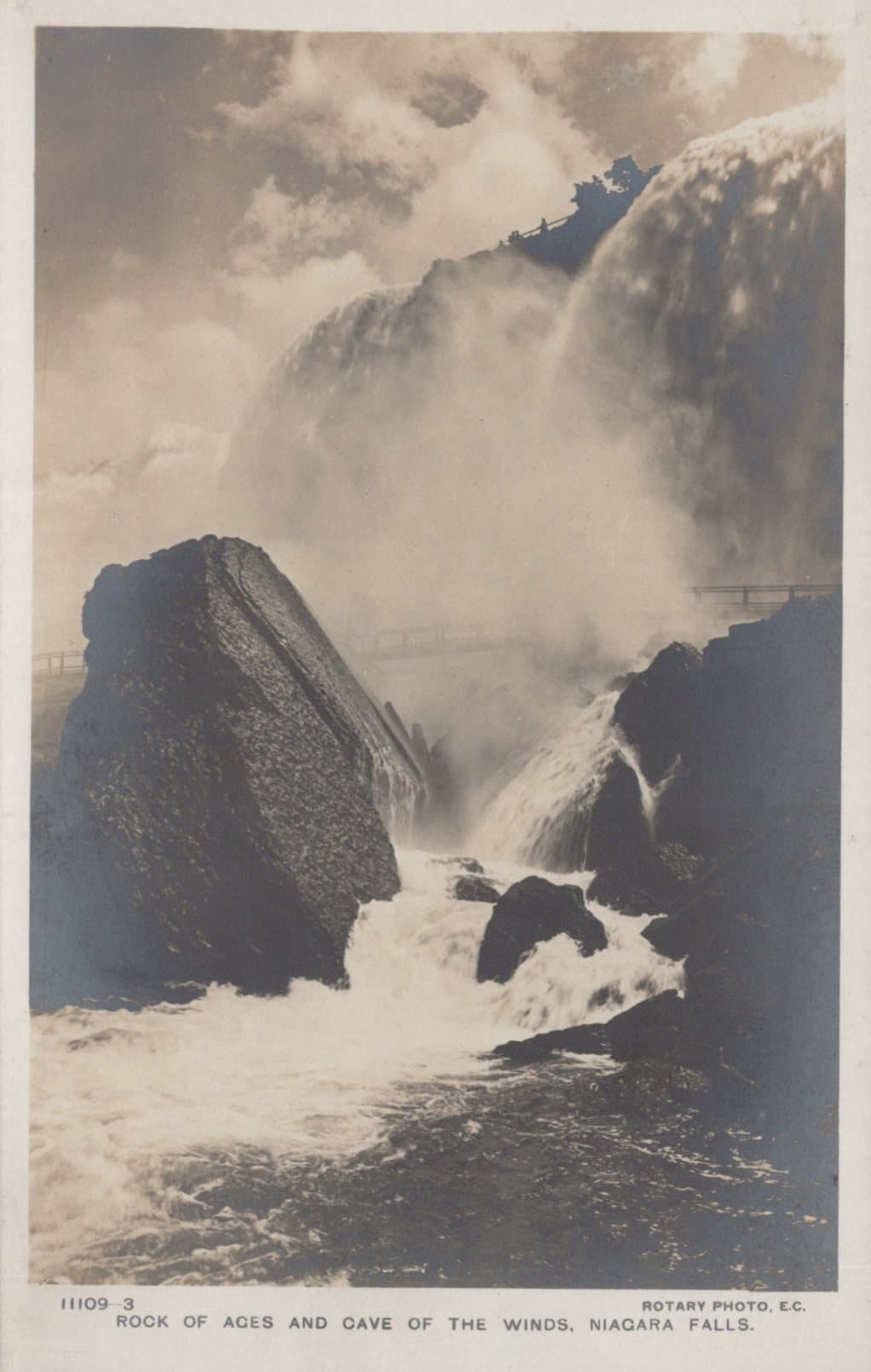 America Postcard - Rock of Ages and Cave of The Winds, Niagara Falls - Mo’s Postcards 