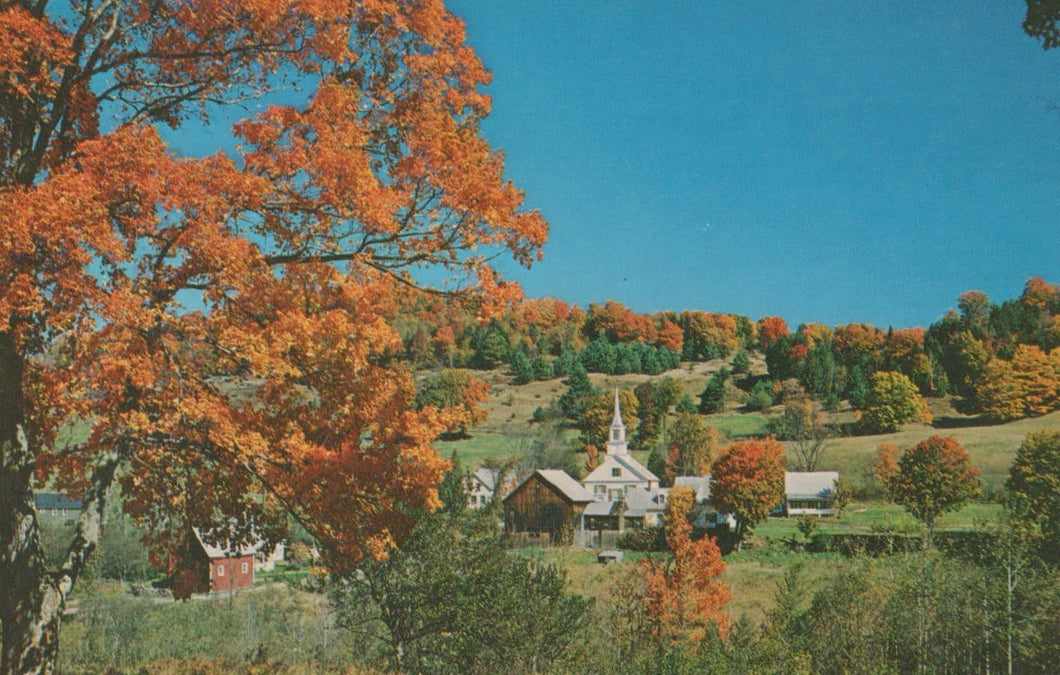America Postcard - The Village of Waits River, Vermont - Mo’s Postcards 