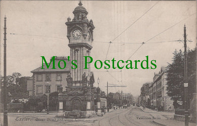 Queen Street and Clock Tower, Exeter, Devon