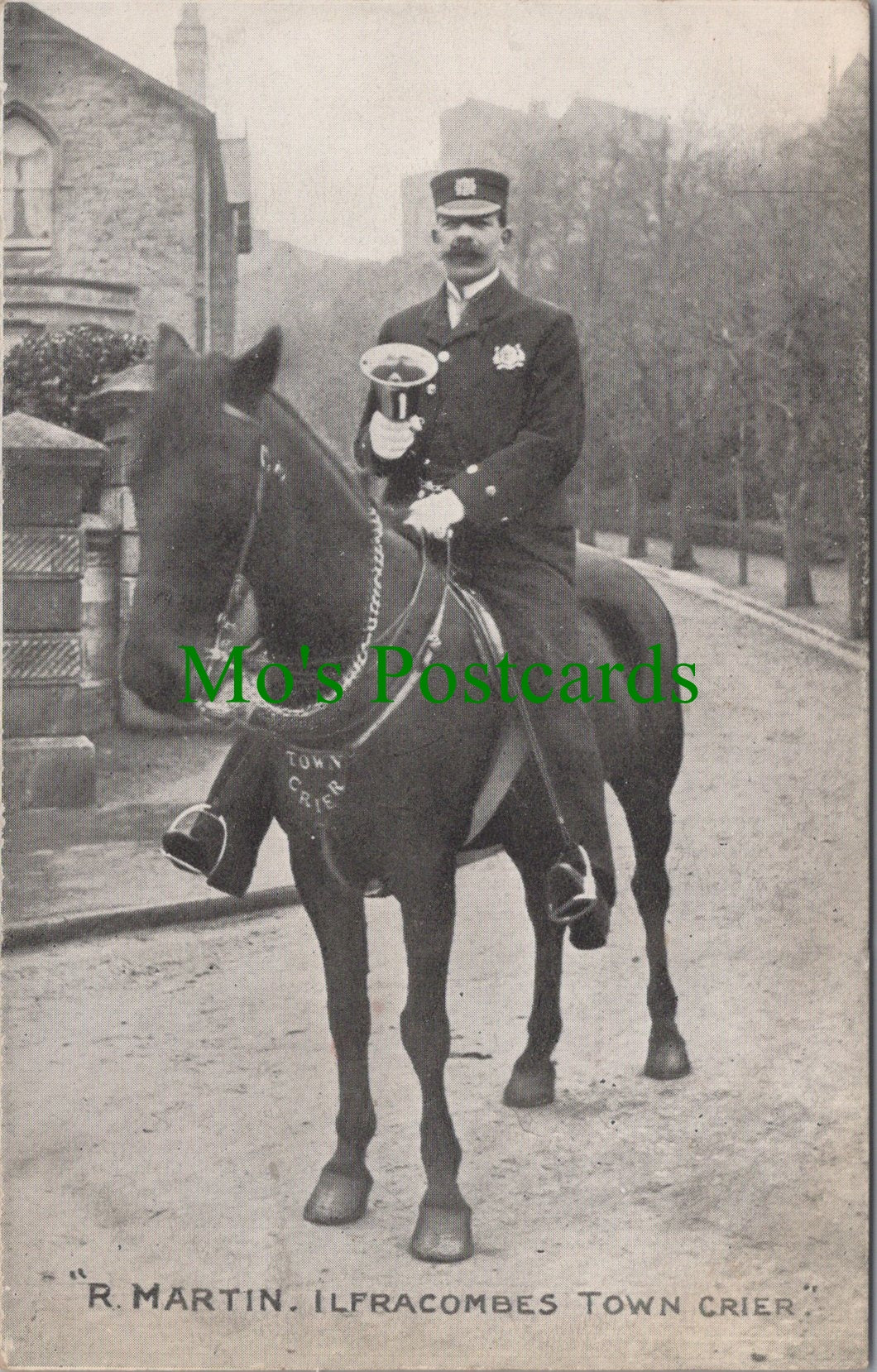 R.Martin, Ilfracombes Town Crier, Devon