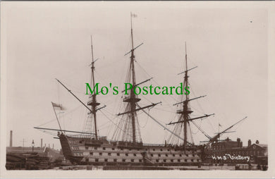 Naval Postcard - H.M.S.Victory, Portsmouth