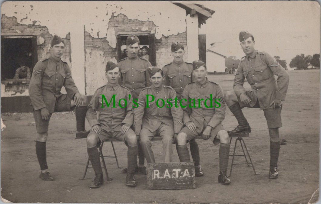 Military Postcard - R.A.T.A, India 1919